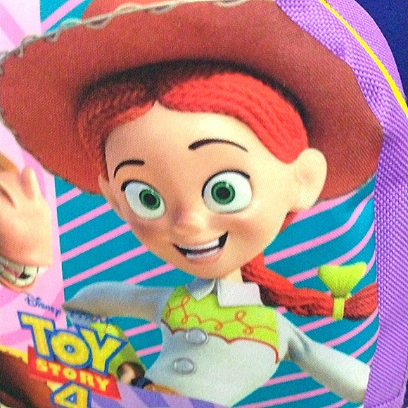 BACKPACK Toy Story 4 Disney Pixar Small Size Pink & Purple x Bioworld, Like New - Picture 3 of 11